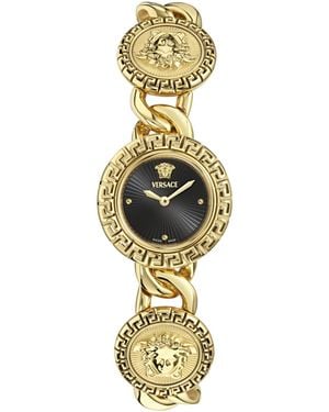 Versace La Greca Stud Icon Watch Ve0Q00525 Stainless Steel - Metallic