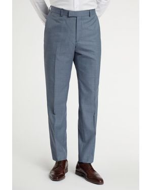 Racing Green Regular Fit Mid Trousers - Blue