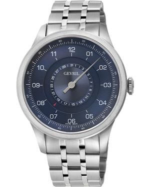 Gevril Jones St. 2102 Swiss Automatic Sellita Sw200 Watch - Grey
