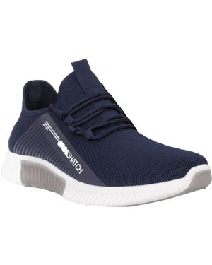 Crosshatch Rideout Trainers (marine) - Blauw