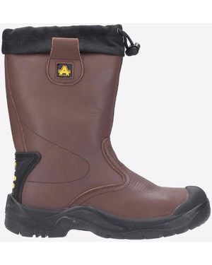 Amblers Safety Fs245 Waterproof Rigger Boots - Brown