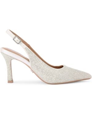 Carvela Kurt Geiger Corletta Sling Court Heels - White