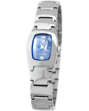 Time Force Silver Stainless Steel Watch - Metallic
