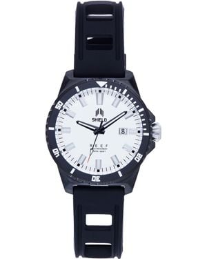 Shield Reef Strap Watch W/Date - Blue