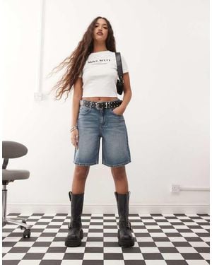 Miss Sixty Denim Shorts - Blue