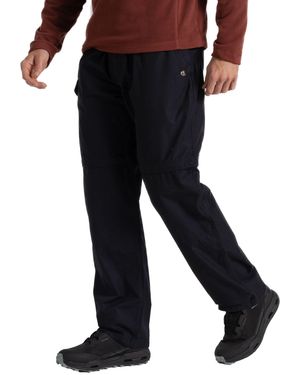 Craghoppers Kiwi Convertible Trousers (Dark) - Black