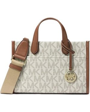 Michael Kors Small Shoulder Bag Gigi 38T5G3Gm5B - Natural