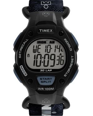 Timex Ironman Modern Vintage Watch Tw2W94100 Fabric - Black