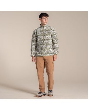 Craghoppers National Trust Irt Print Fleece Top (Cardamom) - Grey