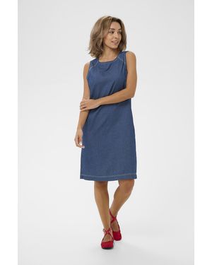 Cream Jurk Cragate Jurk Feminine - Blauw