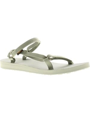 Teva Strappy Sandals Original Universal Slim Touch Fastening Sea Grass - Black