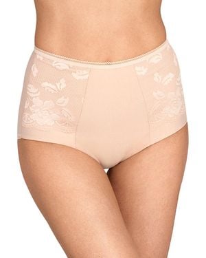 Miss Mary Of Sweden Lovely Lace Panty Girdle - Natural