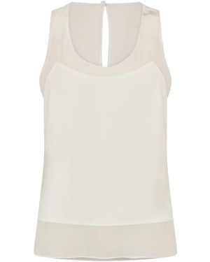 Ted Baker Vrouwen/ Racerback Mouwloze Vest Top - Wit
