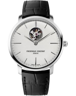 Frederique Constant Frédérique Slimline Heart Beat Watch Fc-312S4S6 Leather (Archived) - Grey