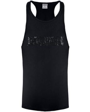 GYMSHARK Gfx Bob Stringer Vest - Black