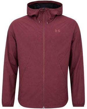Under Armour Woven Windbreaker Jacket - Red