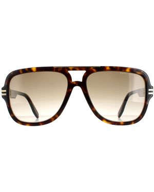 Marc Jacobs Aviator Havana Gradient 637/S - Brown
