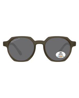 Montana Round Matte Polarized Mp62 - Grey