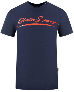 Philipp Plein Hombre T-Shirt Tips108It 85 85 Camiseta - Blue