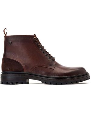 Base London Dettori Work Boots - Brown