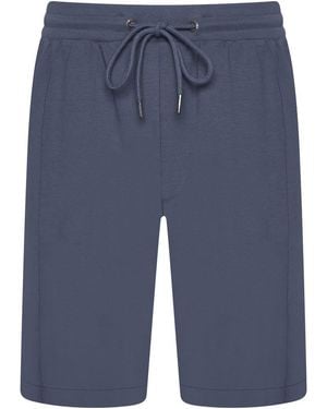 KAM Jeanswear Kam Interlock Shorts Zip Pocket Plus Size - Blue