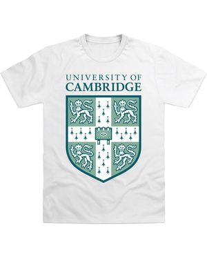 Park Fields University Of Cambridge Shield T-Shirt Cotton - Blue