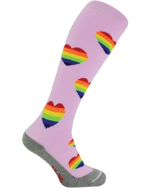 Hingly Hockeysokken Met Kleurrijke Coole Grappige Funky Ontwerpen - Roze