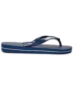 Havaianas Hav. Logo Filete Flip Flops - Blue