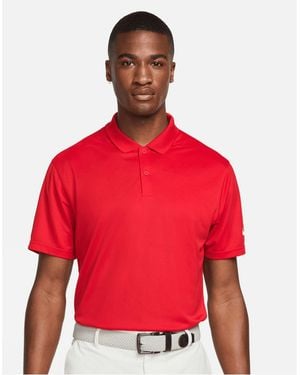 Nike Victory Dri-Fit Polo Shirt (Obsidian/ - Red