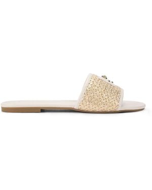 Kurt Geiger Chiswick Flat Sandal Sandals - Natural