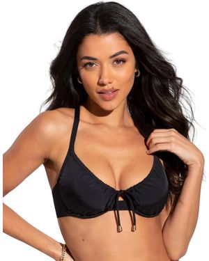 Pour Moi 24902 Santa Cruz Underwired Bikini Top - Black