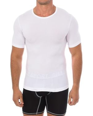 Intimidea Girocollo Short Sleeve Round Neck Undershirt 200042 - White