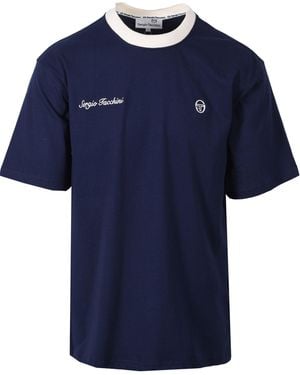 Sergio Tacchini Berto T-Shirt Maritime - Blue