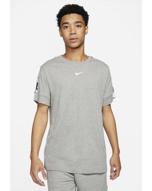 Nike Sportswear Repeat Tape Logo T Shirt - White