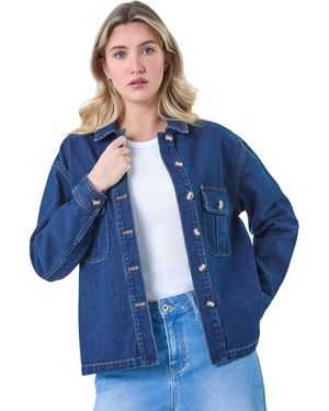 D.u.s.k Relaxed Denim Jacket - Blue