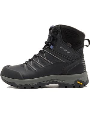 Brasher Jura Mid Waterproof Walking & Hiking Boot With Vibram Lite Outsole - Black