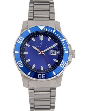 Nautis Admiralty Pro 200 Bracelet Watch W/Date - Metallic