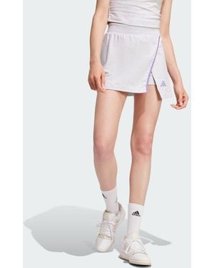 adidas Essentials Color-Pop Cotton Skort - White