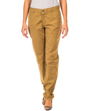 Gaastra Long Straight-Cut Trousers With Hems 31693810 - Yellow