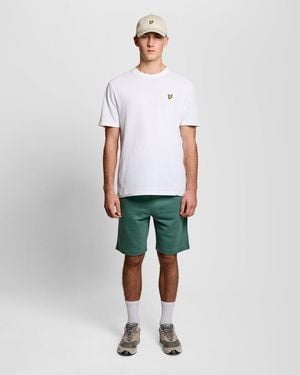 Lyle & Scott Cotton Sweat Shorts - White