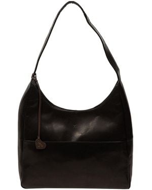 NiNa Amora 'Giada' Leather Tote Bag - Black