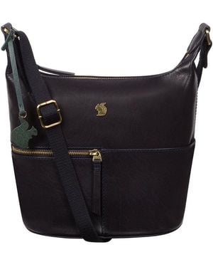 Conkca Little Kristin' Leather Shoulder Bag - Black