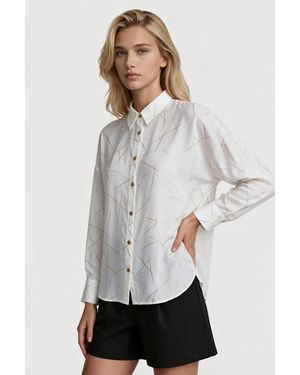 Msn-Collection Lycra T-Shirt - White