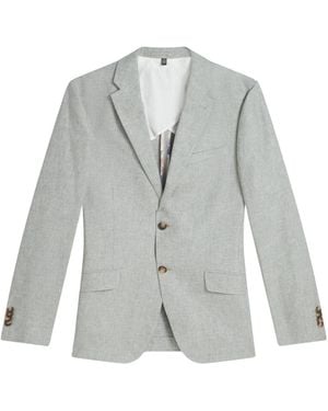 Ted Baker Kenleyj Stretch Linen Blazer Jacket - Grey