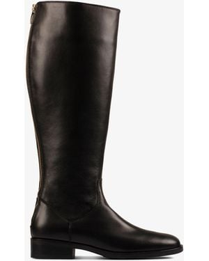 Clarks Pure Ride Leather Boots - Black