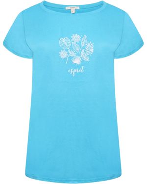 Esprit Ladies T-Shirt Cotton - Blue