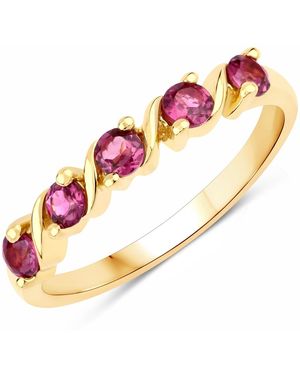 Rafaela Donata Khushi Sterling Ring - Pink