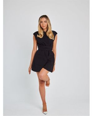 Odd Muse Om The Ultimate Sleeveless Dress With Additional Belts - Blue