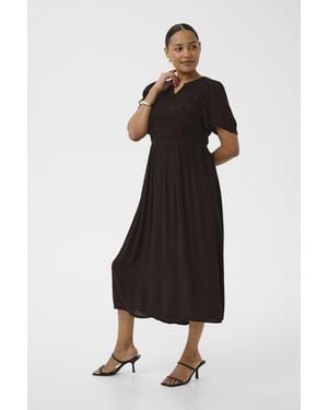 Kaffe Jurk Kavalery Jurk Regular Fit - Zwart