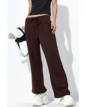 Busem Flare-Leg Jersey Joggers - Brown